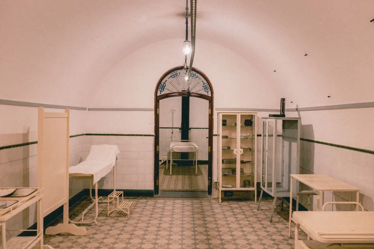 Historic medical research room