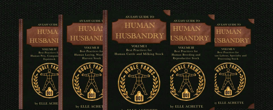 Complete five-volume Human Husbandry Farm Manual collection