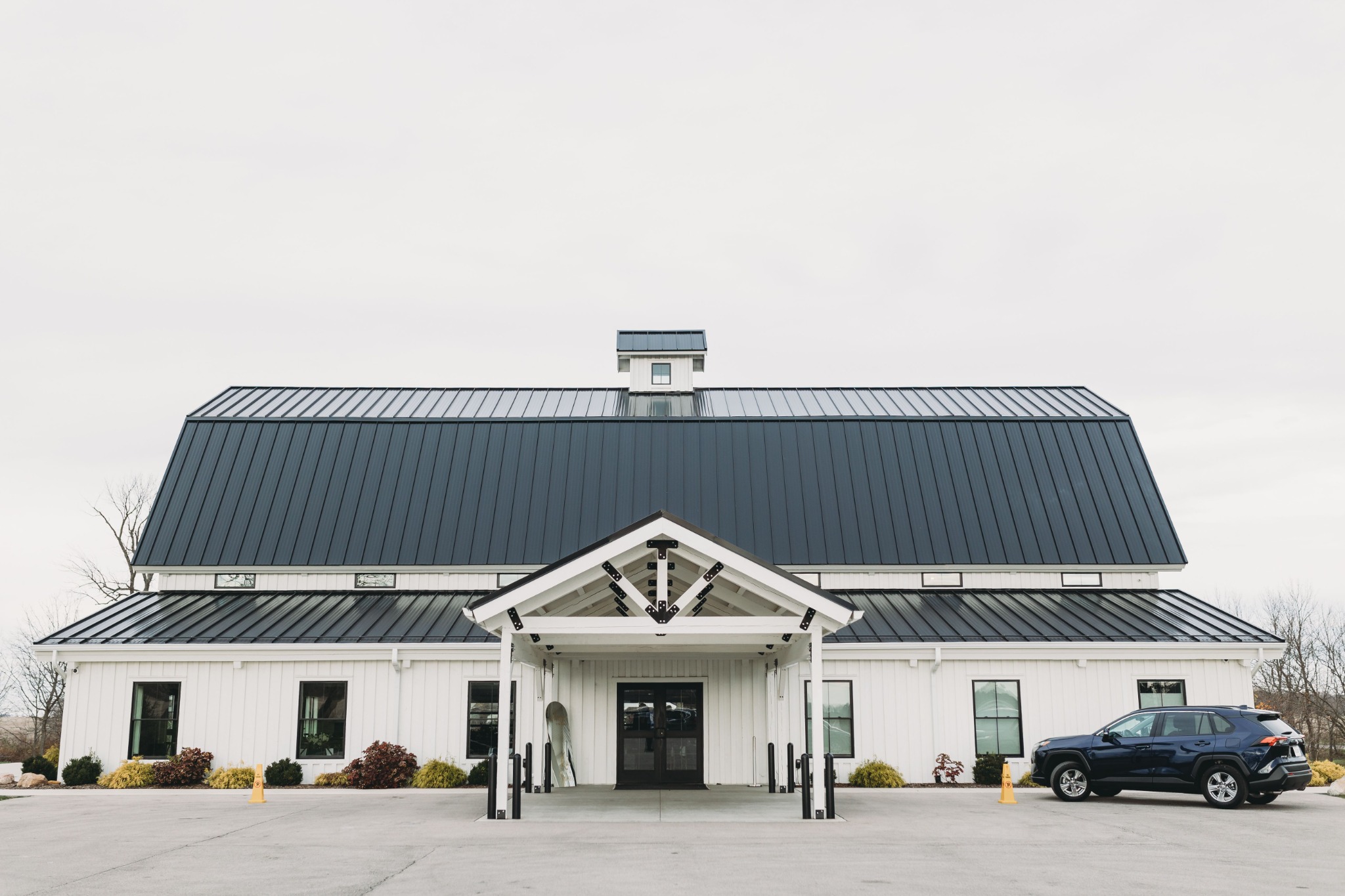 Modern agricultural facility exterior