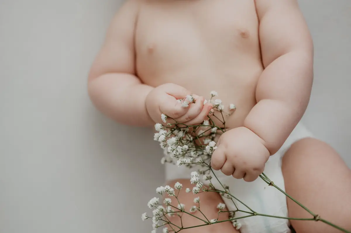 Infant representing the outcome of Noble Farms gestational placement services