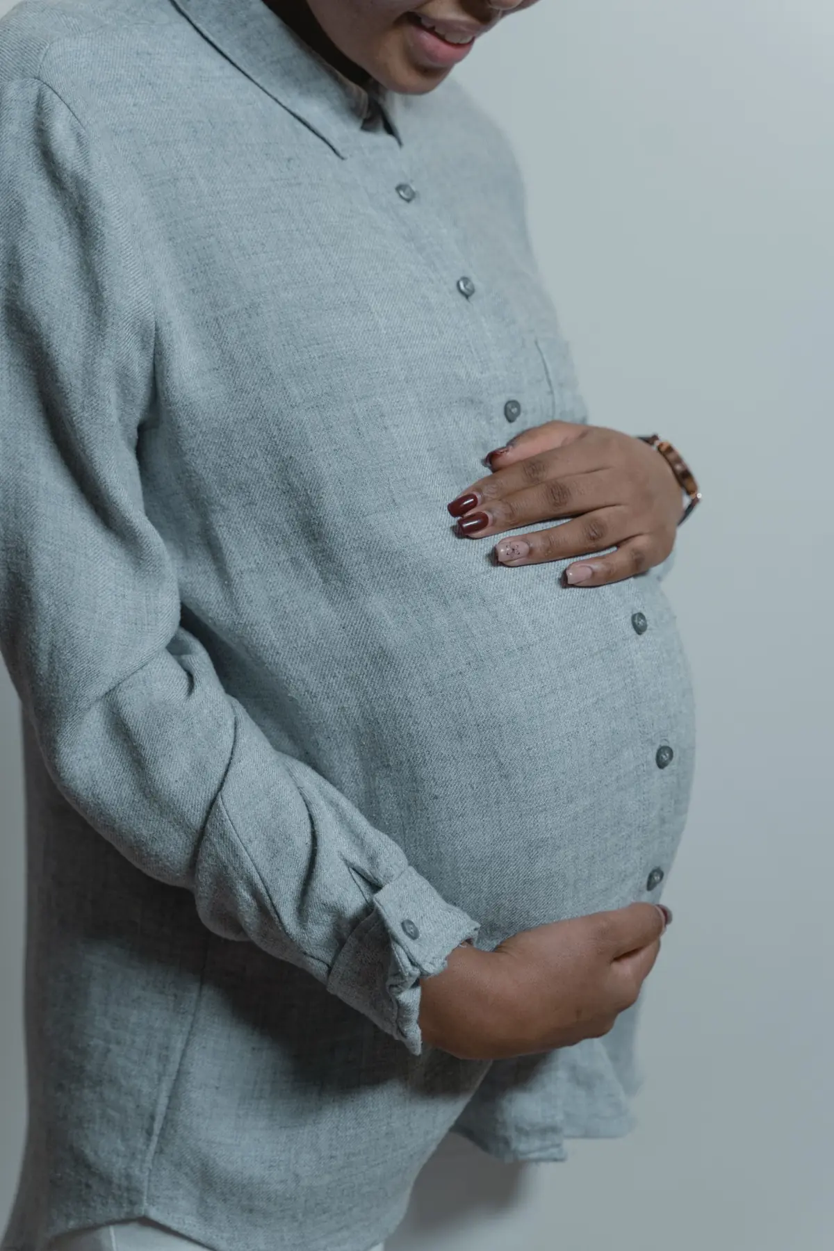 Pregnant torso representing breeding stock intake